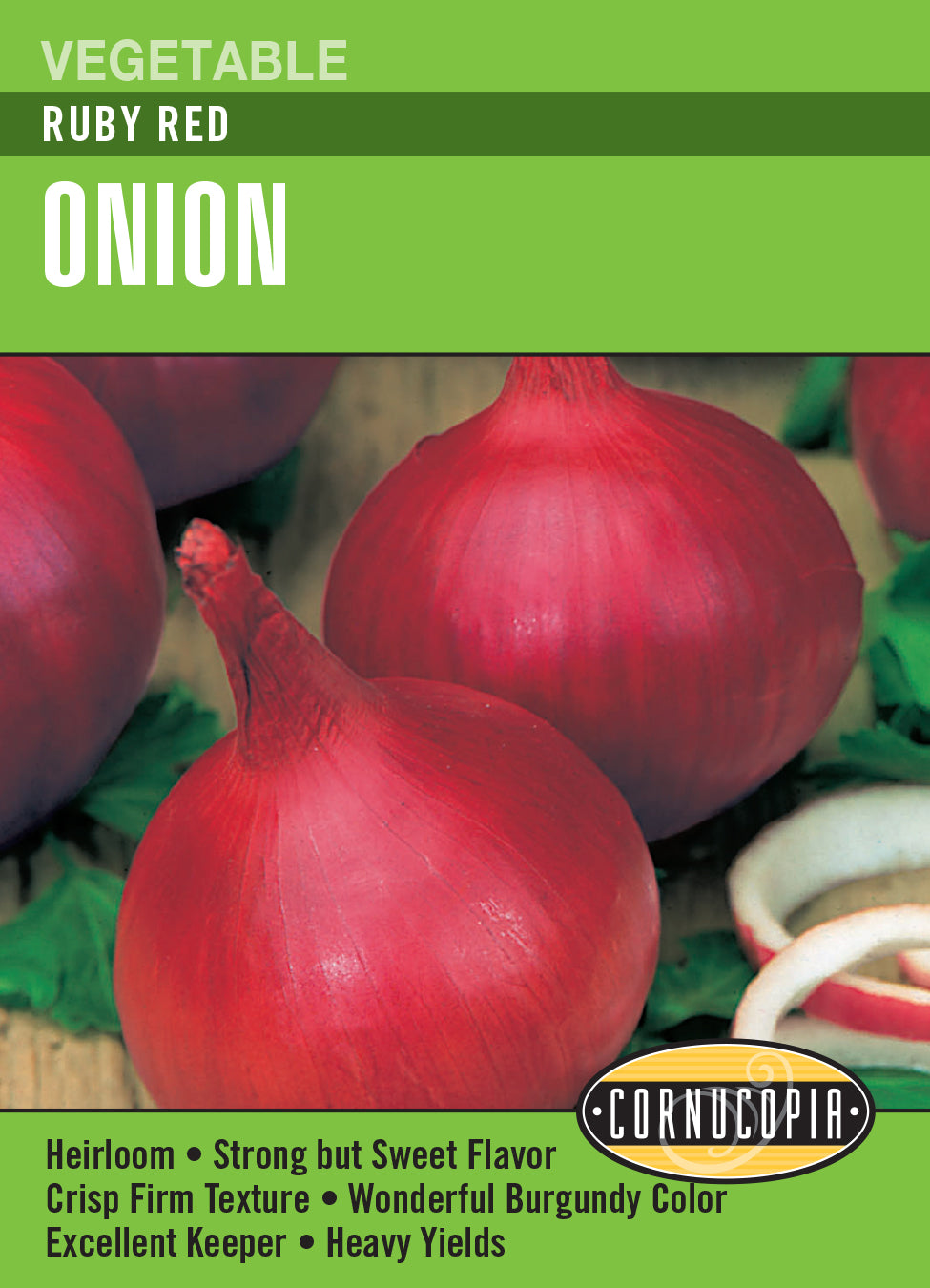 Onion Ruby Red - Cornucopia Seeds