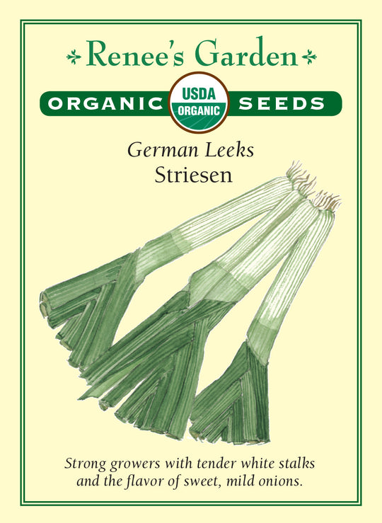 Organic Leek Striesen - Renee's Garden