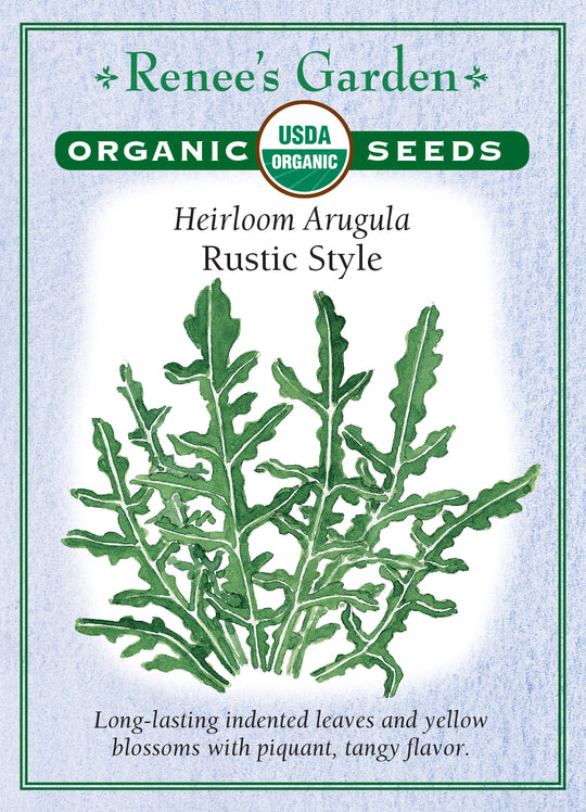 Organic Arugula Rustic Style - Renee's Garden