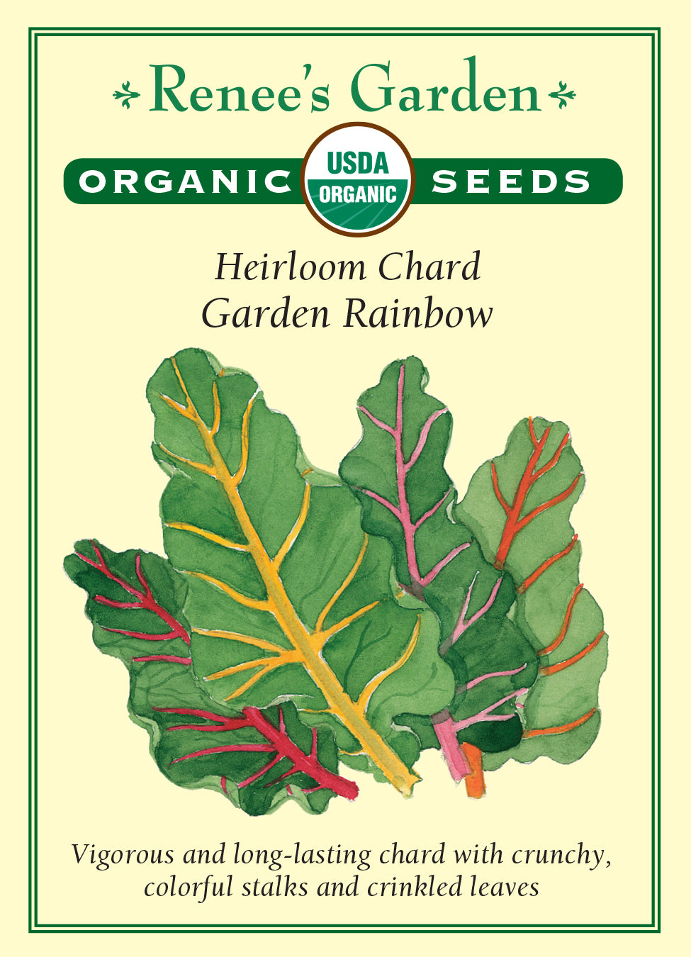 Organic Chard Garden Rainbow - Renee's Garden
