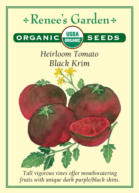 Organic Tomato Black Krim - Renee's Garden