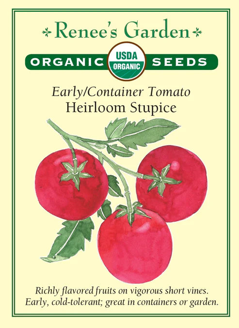 Organic Tomato Heirloom Stupice - Renee's Garden