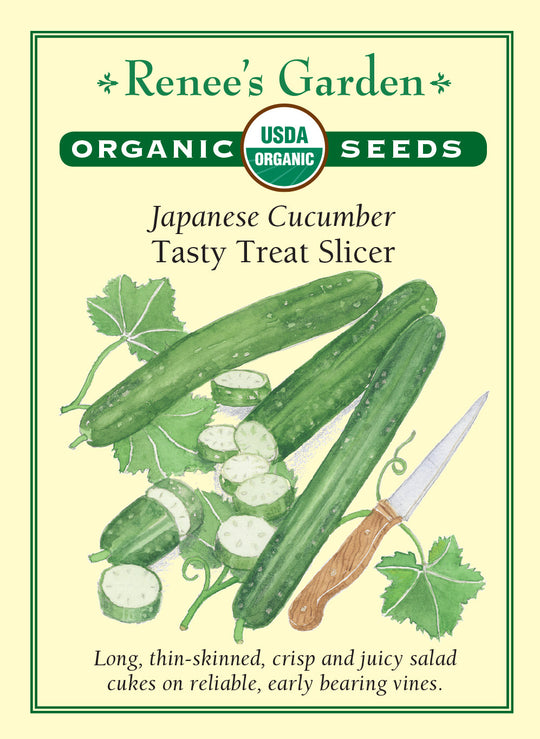 Organic Cucumber Tasty Treat Slicer - Renee's Garden