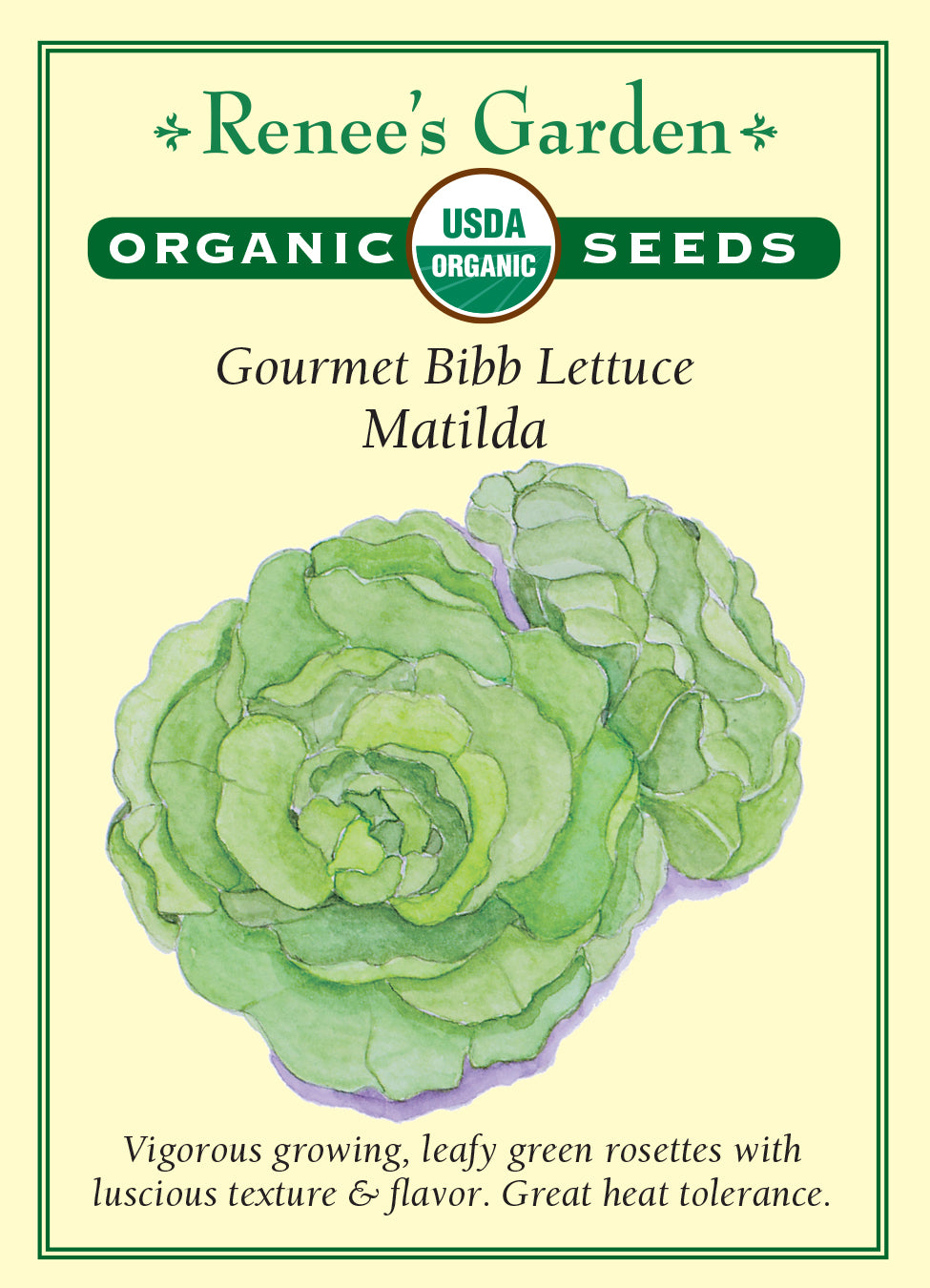 Organic Lettuce Matilda - Renee's Garden