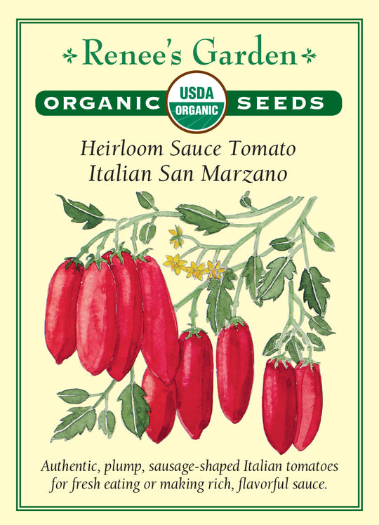 Organic Tomato Italian San Marzano - Renee's Garden