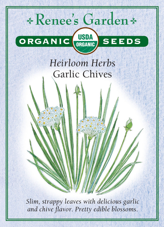 Organic Chives Garlic - Renee's Garden