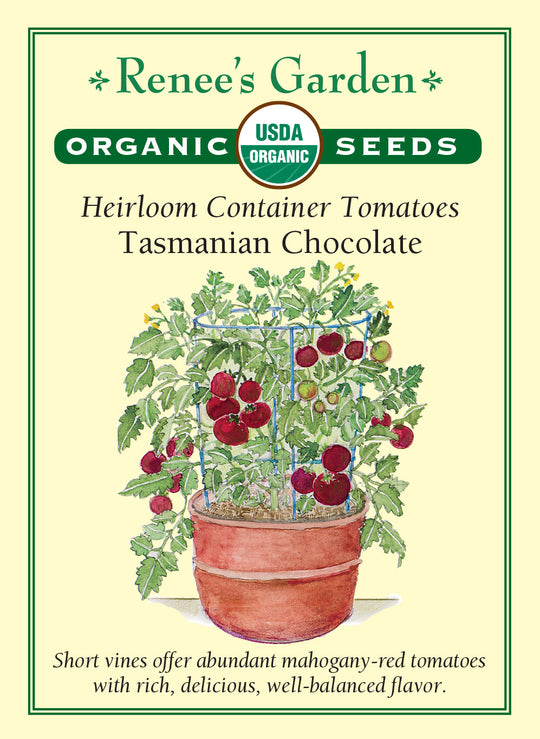 Organic Tomato Tasmanian Chocolate - Renee's Garden