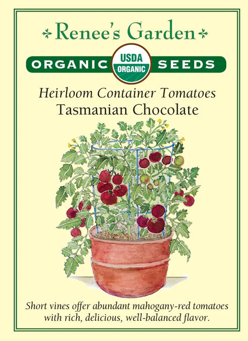 Organic Tomato Tasmanian Chocolate - Renee's Garden