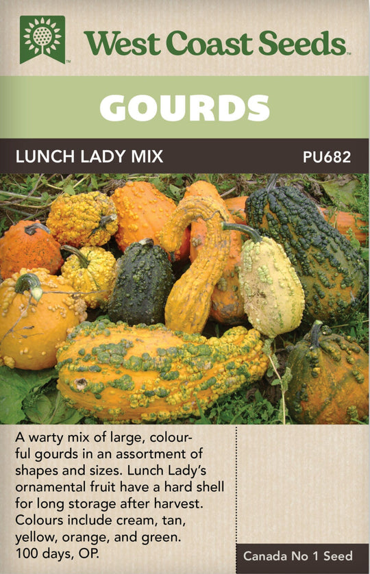 Gourd Lunch Lady Mix - West Coast Seeds