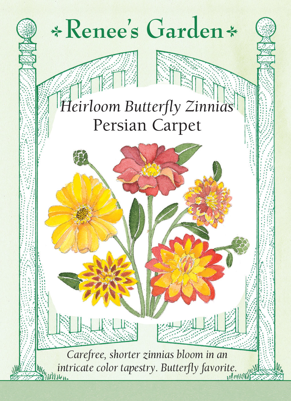 Zinnia Persian Carpet - Renee's Garden