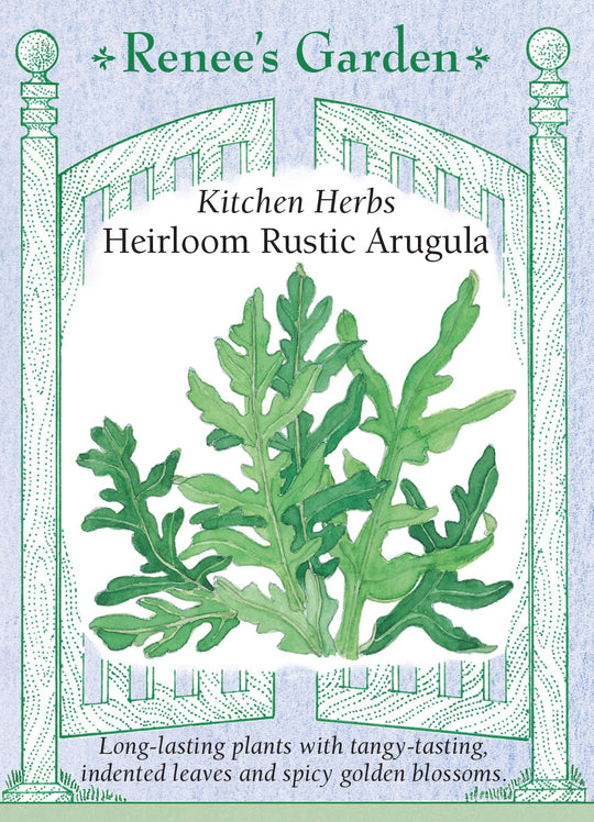 Arugula Heirloom Rustic Kitchen Herbs - Renee's Garden