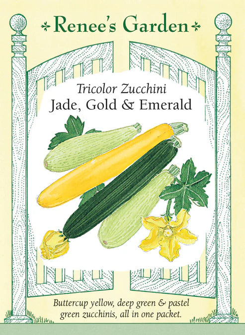 Zucchini Jade, Gold & Emerald - Renee's Garden