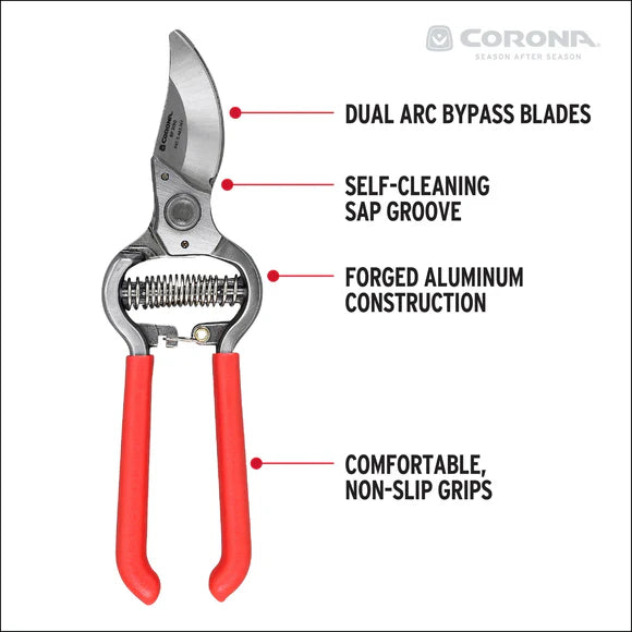 Corona BP 3180D ClassicCUT® Bypass Pruner, 1-inch Cut Capacity