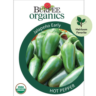 Organic Jalapeño Early - Burpee Seeds