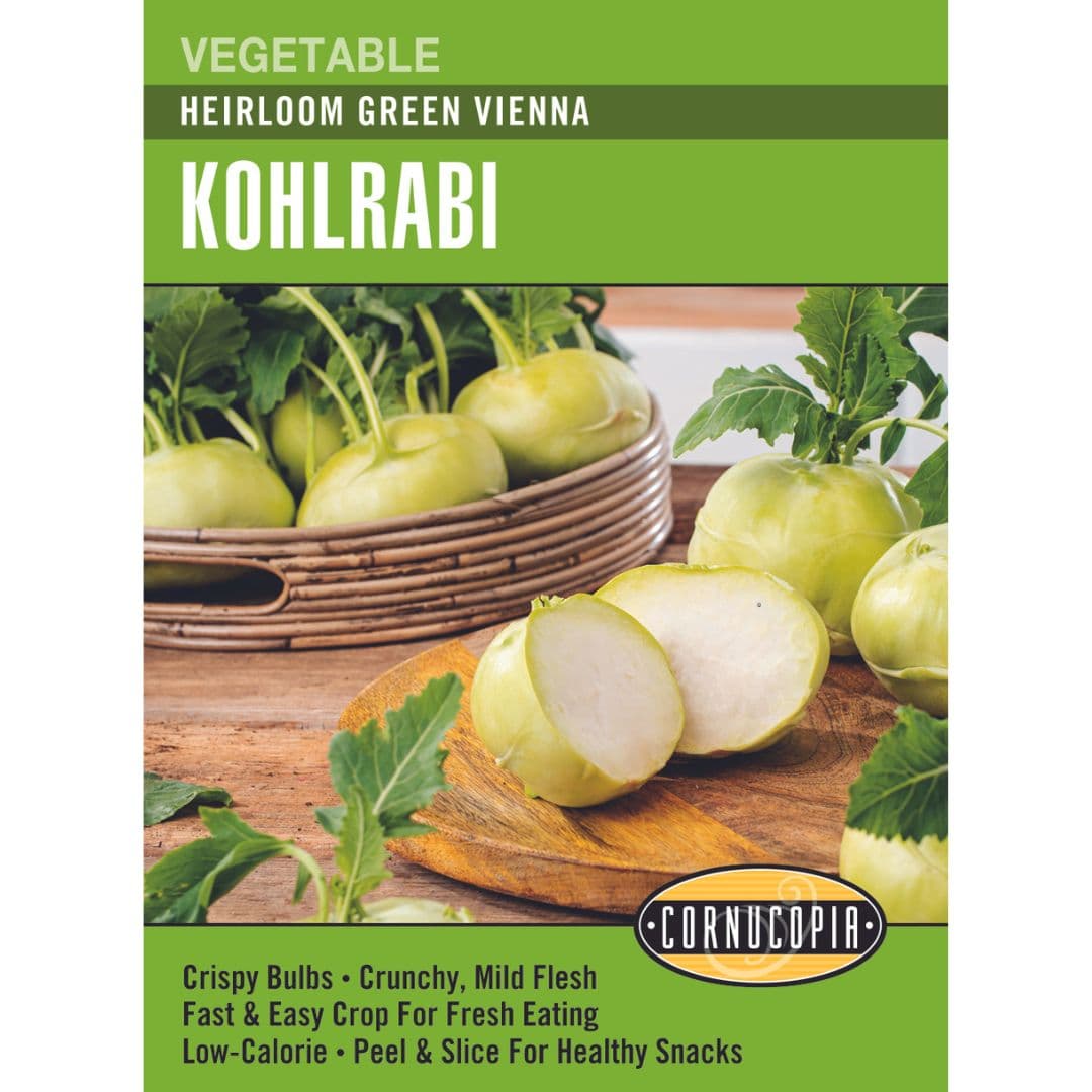 Kohlrabi Green Vienna - Cornucopia Seeds