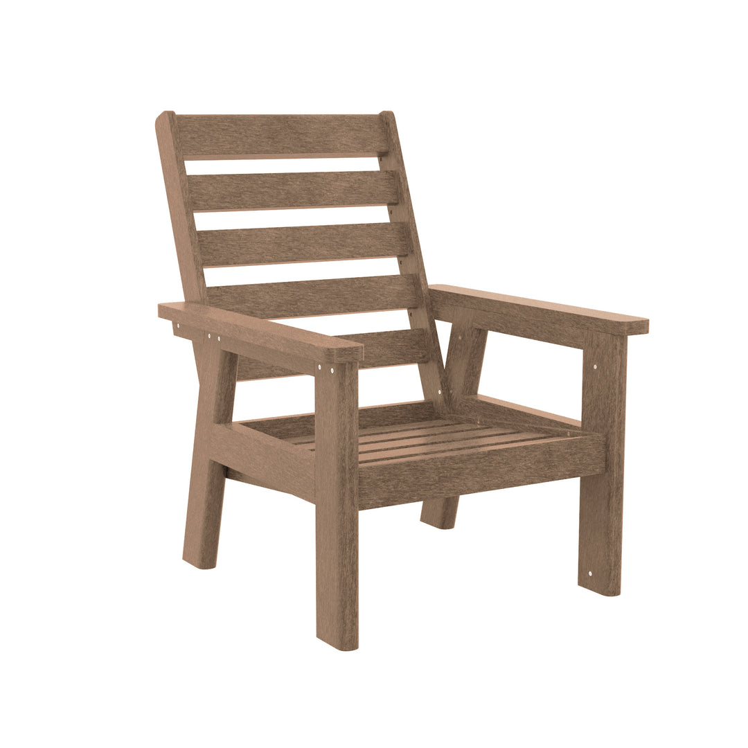 Charleston High Back Arm Chair Frame - DSF291