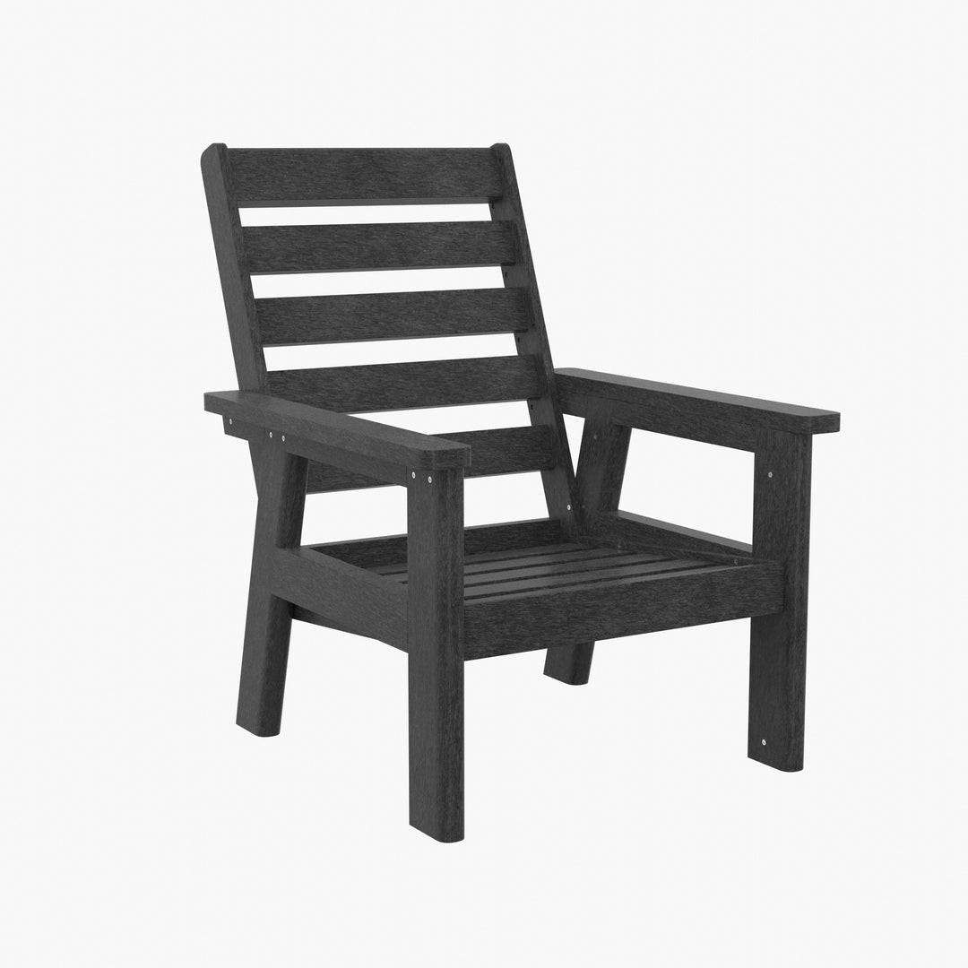Charleston High Back Arm Chair Frame - DSF291