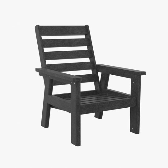 Charleston High Back Arm Chair Frame - DSF291