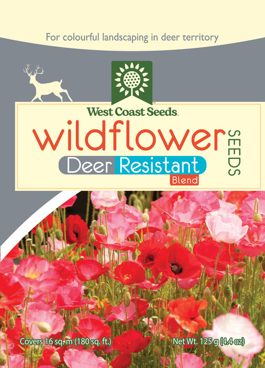 Wildflowers Deer Resistant Blend Sprinkle Bag - West Coast Seeds