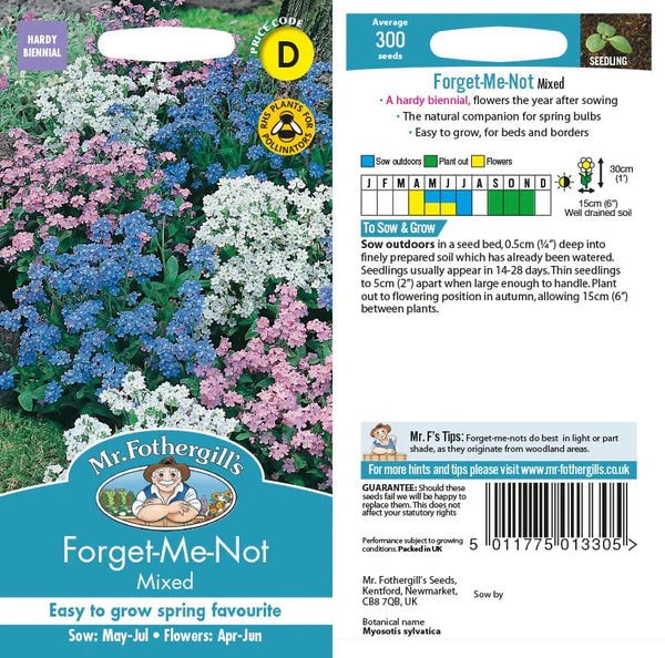 Forget-Me-Not Mixed - Mr. Fothergill's Seeds