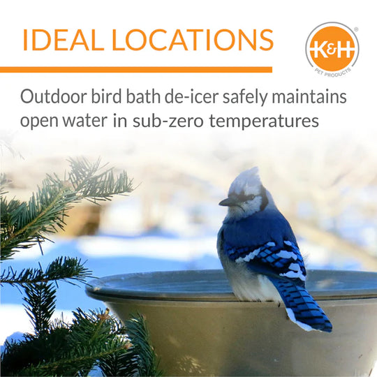 Ice Eliminator Birdbath De-Icer 50Watt - K & H Pet Products