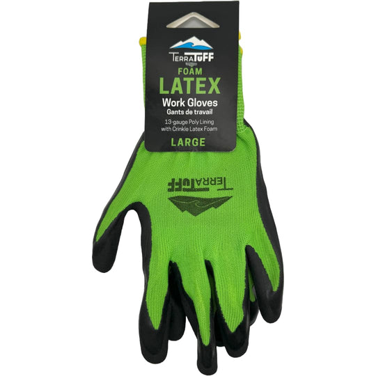 TerraTuff Foam Latex Work Gloves