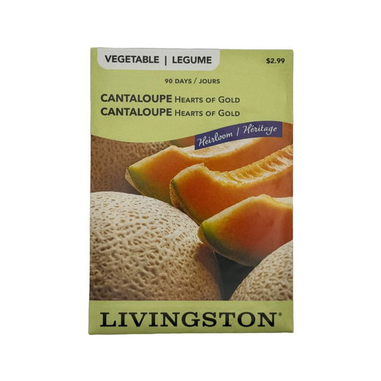 Cantaloupe Hearts of Gold - Livingston (McKenzie Seeds)