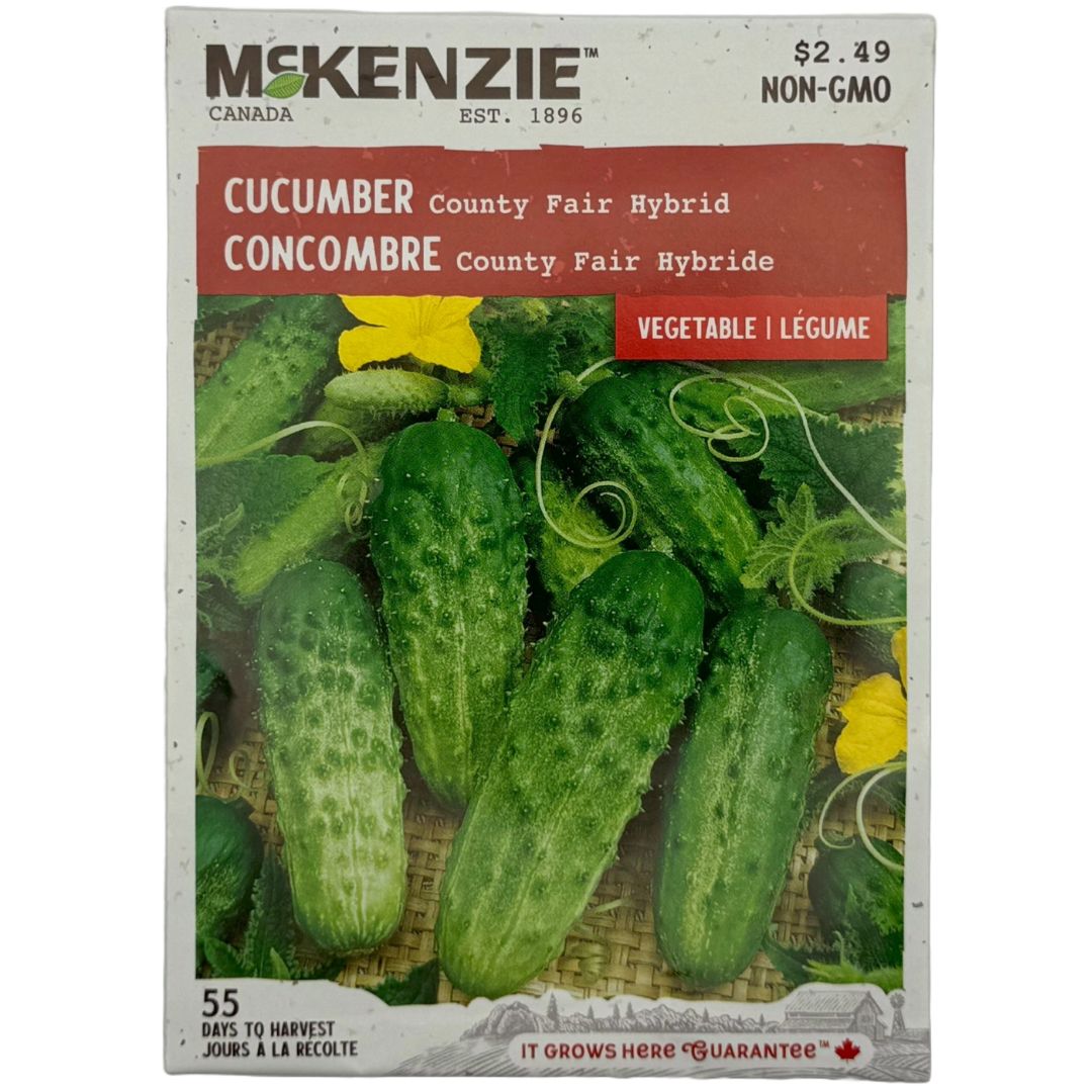 Cucumber County Fair Hybrid - McKenzie Seeds