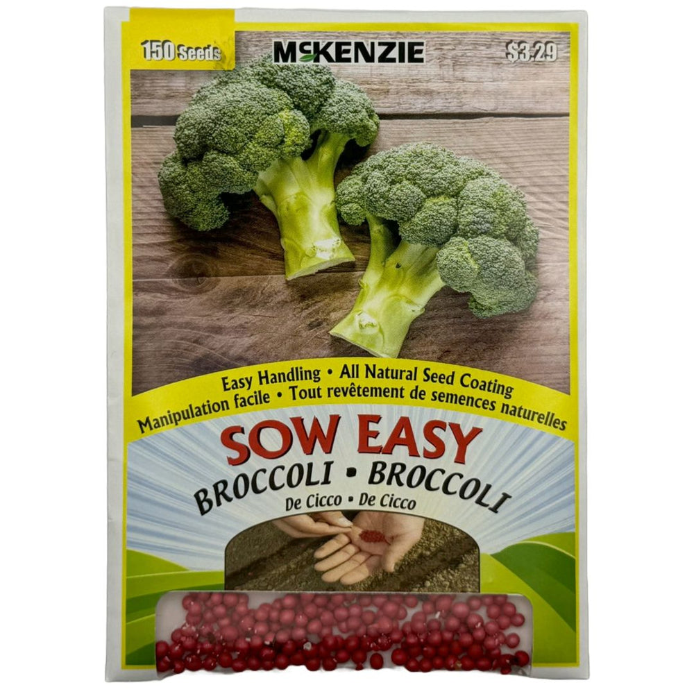 Broccoli De Cicco, Sow Easy - McKenzie Seeds