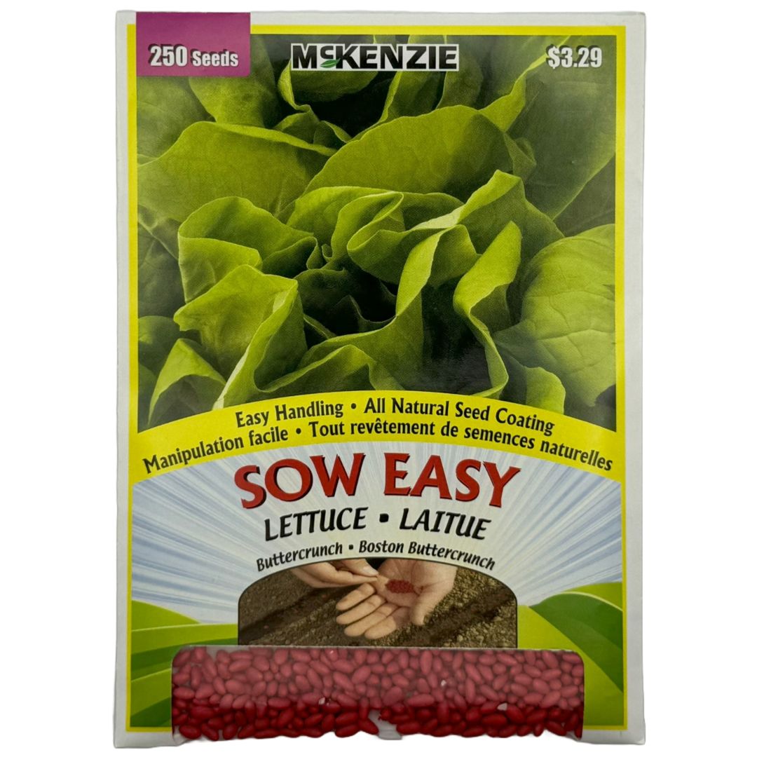 Lettuce Buttercrunch, Sow Easy - McKenzie Seeds