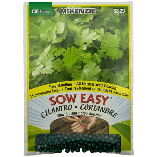 Cilantro Slow Bolting, Sow Easy - McKenzie Seeds