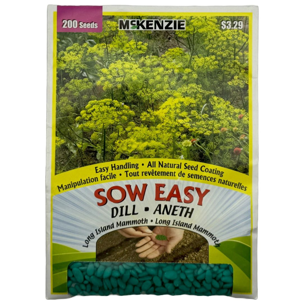 Dill Long Island Mammoth, Sow Easy - McKenzie Seeds