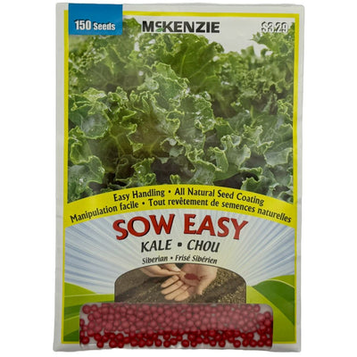 Kale Siberian, Sow Easy - McKenzie Seeds