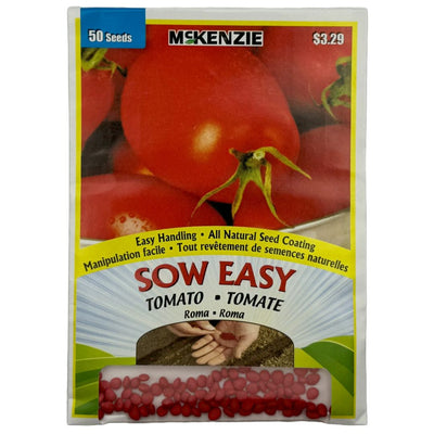 Tomato Roma, Sow Easy - McKenzie Seeds