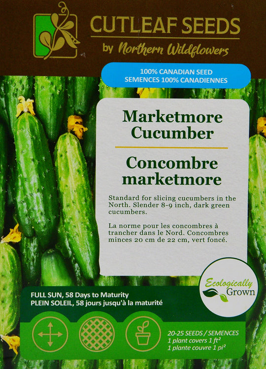 Cucumber Marketmore - Northern Wildflowers