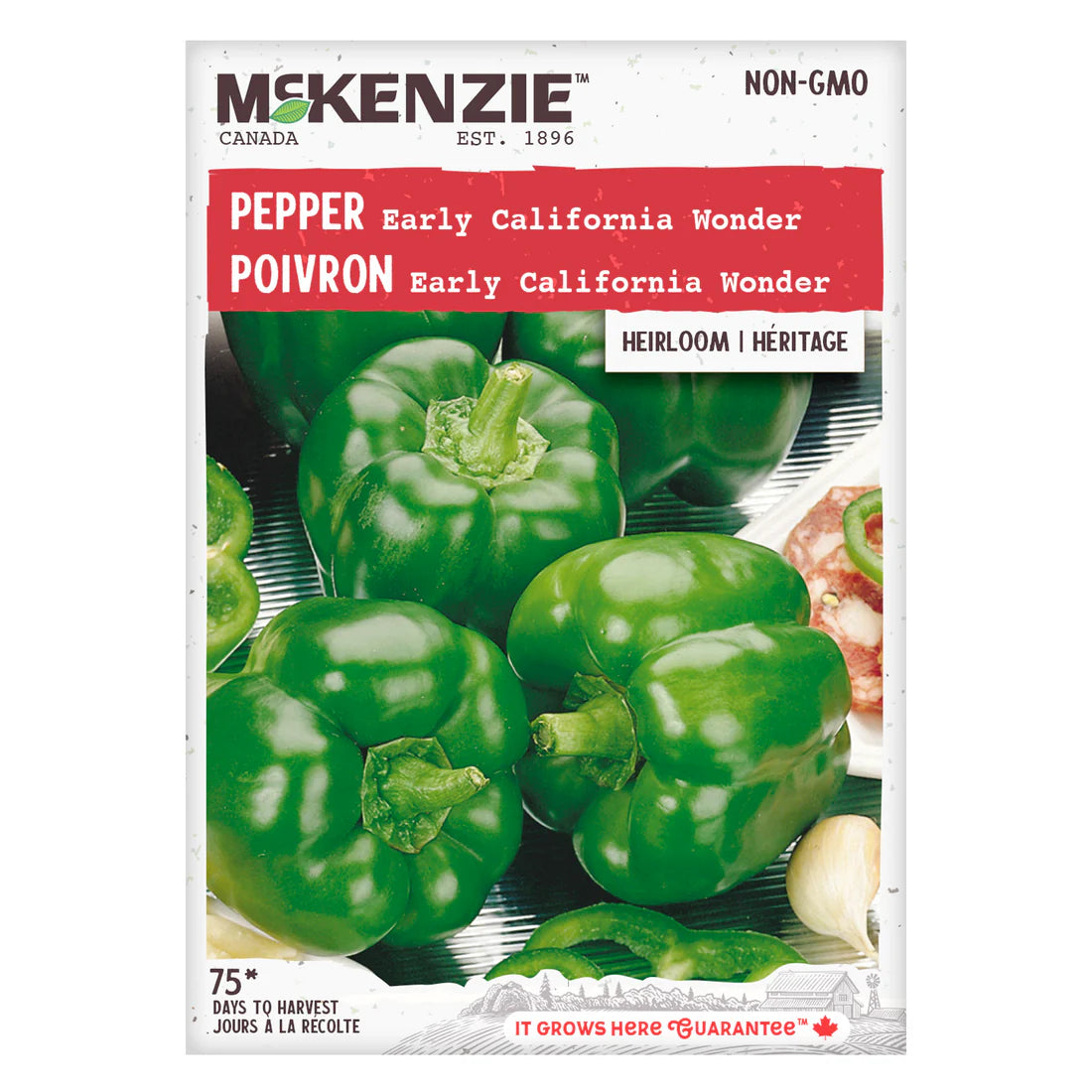 Pepper California Wonder - McKenzie Seeds