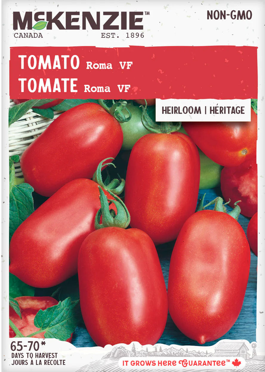 Tomato Roma VF - McKenzie Seeds