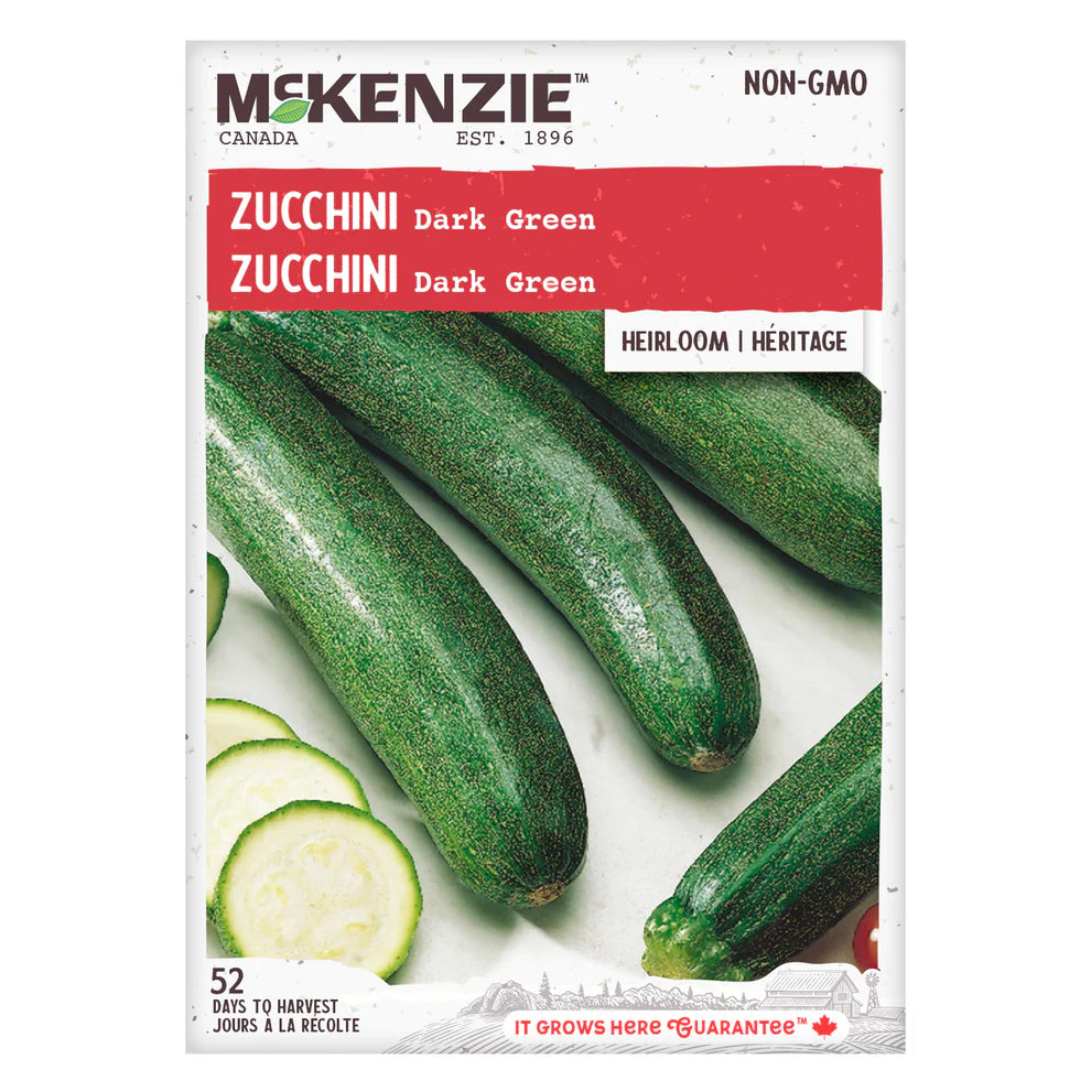 Zucchini Dark Green - McKenzie Seeds