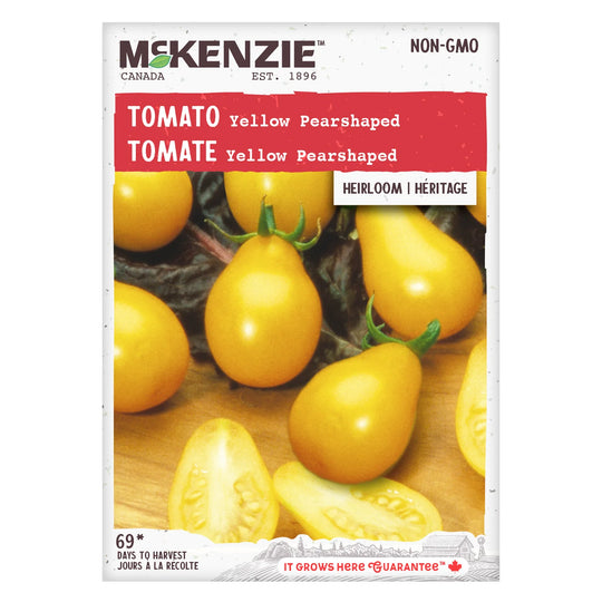 Tomato Yellow Pearshaped - McKenzie Seeds