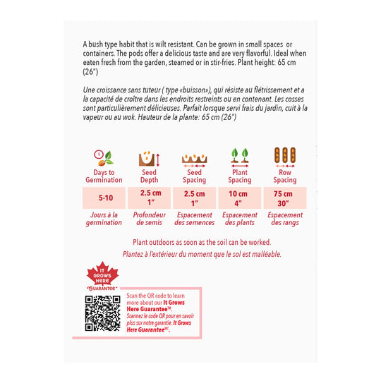 Pea Sugar Sprint (Edible Pod) - McKenzie Seeds