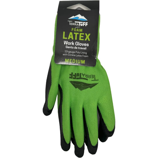 TerraTuff Foam Latex Work Gloves