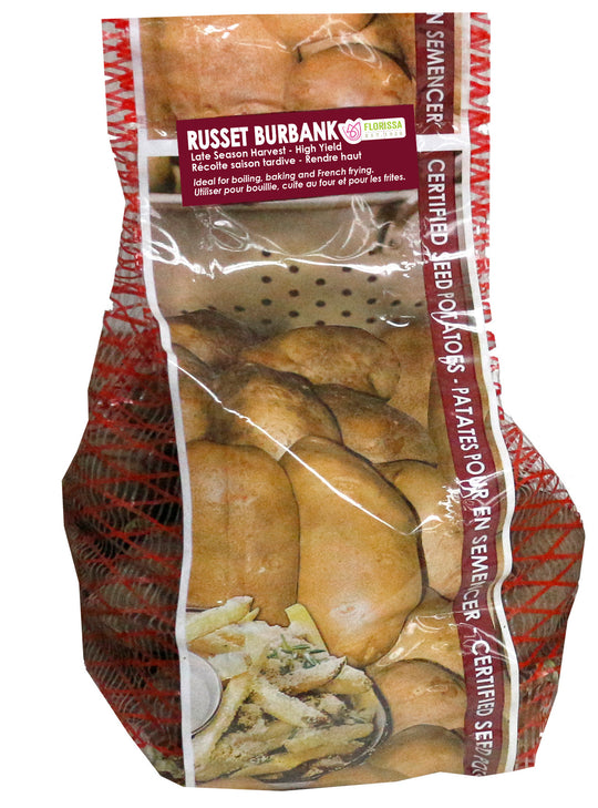 Potato - Burbank Russet, 2kg Mesh Bag