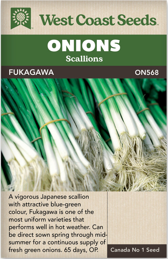 Onions Scallions Fukagawa - West Coast Seeds