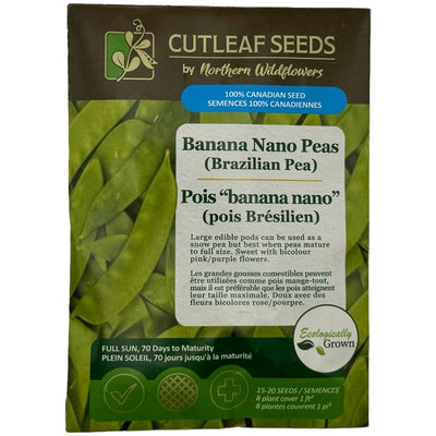 Peas Banana Nano (Brazilian Pea) - Northern Wildflowers