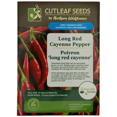 Pepper Long Red Cayanne - Northern Wildflowers