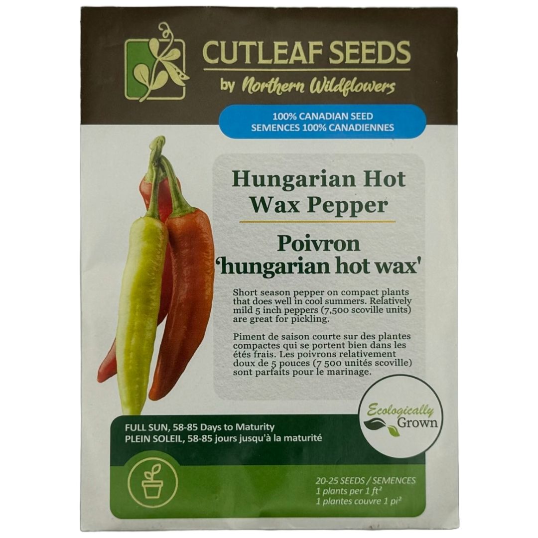 Pepper Hungarian Hot Wax - Northern Wildflowers