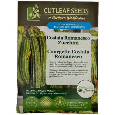 Zucchini Costata Romanesco - Northern Wildflowers