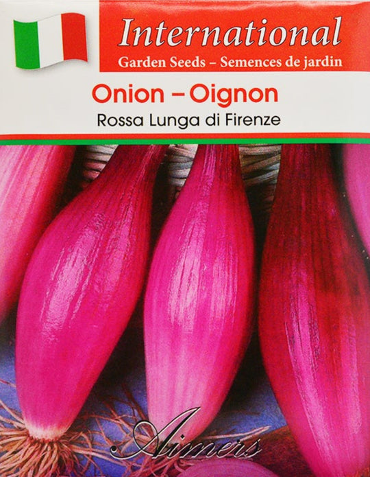 Onion Rossa Lunga di Firenze International - Aimers Seeds