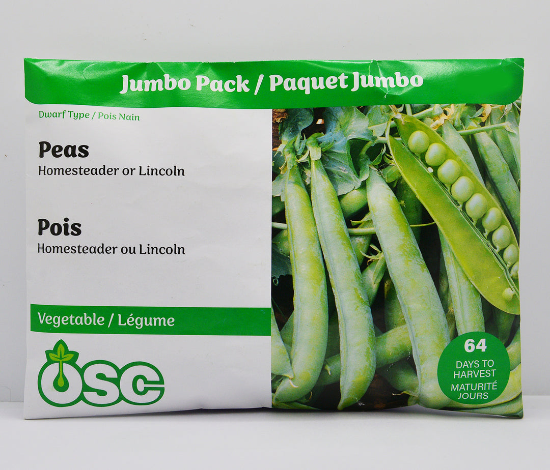 Peas Homesteader or Lincoln Jumbo - Ontario Seed Company