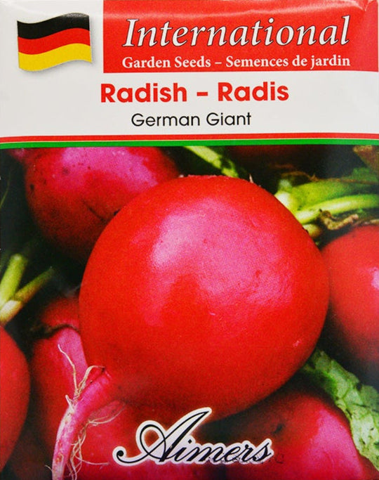 Radish German Giant International - Aimers Seeds